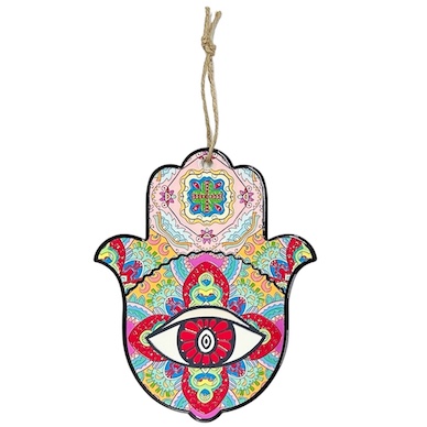 Large Ceramic Hamsa Hand Hanging